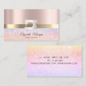 Modern Bokeh Gold Stripe,Sewing Machine  名刺 (正面/裏面)