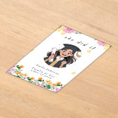 Modern Bokeh Lights Graduation invitation アクリル招待状 (レイダウン)