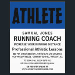 Modern Bold, Athletics Lesson Advert Flyer チラシ<br><div class="desc">Modern Bold,  Athletics Lesson Advertising Flyers By The Business Card Store.</div>