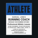 Modern Bold, Athletics Lesson Advert Flyer チラシ<br><div class="desc">Modern Bold,  Athletics Lesson Advertising Flyers By The Business Card Store.</div>