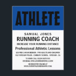 Modern Bold, Athletics Lesson Advert Flyer チラシ<br><div class="desc">Modern Bold,  Athletics Lesson Advertising Flyers By The Business Card Store.</div>
