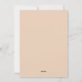 Modern Bold Beige & Brown Merry Christmas Photo シーズンカード (裏面)