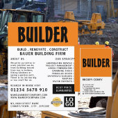Modern Bold, Building Firm, Builders Advertising チラシ