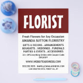 Modern Bold, Floristry Advertising Flyer チラシ (シングル)