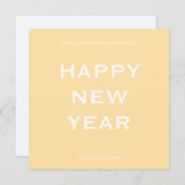 Modern Bold Holiday Card | Custom Text Minimalist  シーズンカード (正面/裏面)