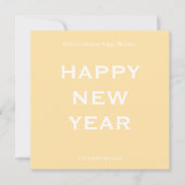 Modern Bold Holiday Card | Custom Text Minimalist  シーズンカード (正面)