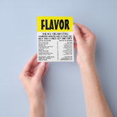 Modern Bold, Ice Cream Parlour Advertising チラシ (手)
