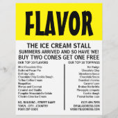Modern Bold, Ice Cream Parlour Advertising チラシ (正面)