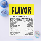 Modern Bold, Ice Cream Parlour Advertising チラシ (シングル)