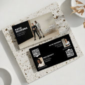 Modern Bold Personal Fitness Trainer Coach Photos 名刺