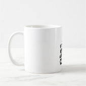 Modern Bold Typography Second Coffee Quote Mug コーヒーマグカップ (左)