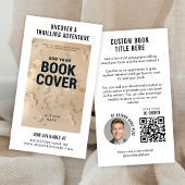 Modern Book Launch Author Marketing QR Code 名刺