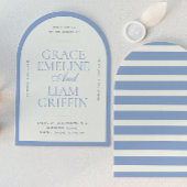 Modern Border Elegance Wedding Invitation 招待状