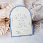 Modern Border Elegance Wedding Invitation 招待状