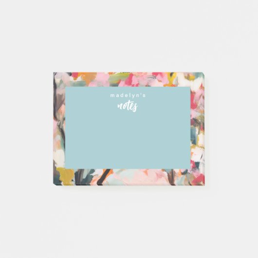 Modern Botanical Abstract Art ポストイット (正面)