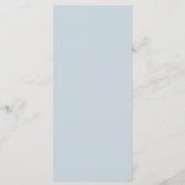 Modern+Botanical+Cyan+Blue+Wedding メニュー (裏面)