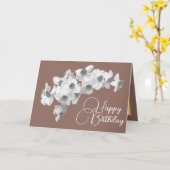 Modern Botanical Daffodils Spring Floral Birthday カード (黄色い花)