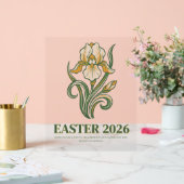 Modern Botanical Easter Blessings アクリルサイン (ウェディング)