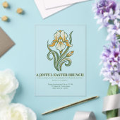 Modern Botanical Easter Blessings アクリル招待状 (インサイチュ (ウェディング))