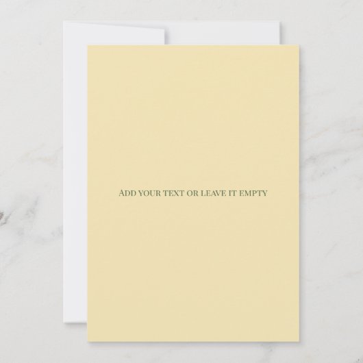 Modern Botanical Easter Blessings 招待状 (裏面)