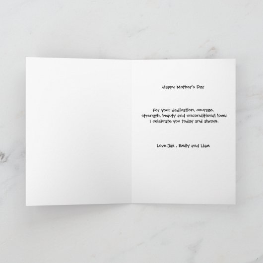 Modern Botanical Illustration カード (内部)