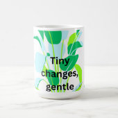 Modern Botanical Leaf  コーヒーマグカップ (中央)