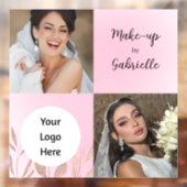 Modern Botanical Soft Pink Boho Photo Script  ウィンドウサイン (シート2)