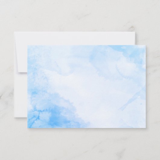 Modern Bougainvillea Destination Wedding RSVP (裏面)