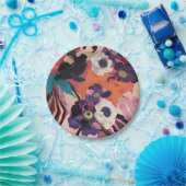 Modern Bouquet ペーパープレート (パーティー)