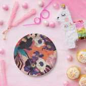 Modern Bouquet ペーパープレート (パーティー)