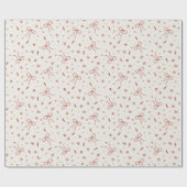 Modern Bows & Botanicals Christmas Collection ラッピングペーパー (フラット)