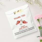 Modern Boxing Little Champion Baby Shower  フェイバーバッグ (封をした状態)