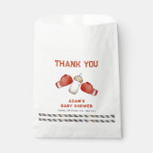 Modern Boxing Little Champion Baby Shower  フェイバーバッグ (正面)