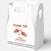 Modern Boxing Little Champion Baby Shower  フェイバーボックス (見開き)