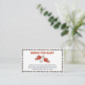 Modern Boxing Little Champion Books Baby Shower  エンクロージャーカード (スタンド正面)