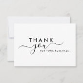 Modern Branded Business Thank You ノートカード (正面)