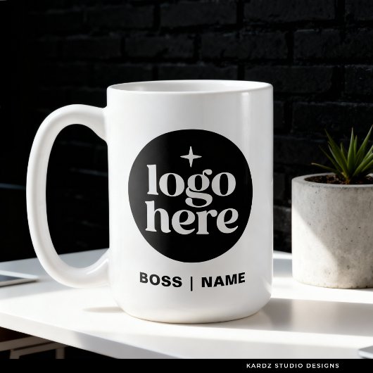 Modern Branded Logo Employee Coffee Mug コーヒーマグカップ
