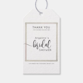Modern Bride Shower Gift Tags  ギフトタグ