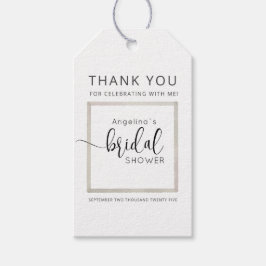 Modern Bride Shower Gift Tags  ギフトタグ