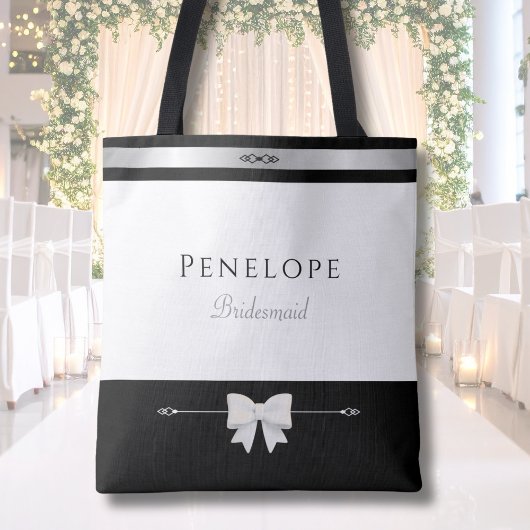 Modern Bridesmaid Gift | Luxury Typography Tote トートバッグ