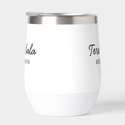 Modern Bridesmaid Minimalist Script Design (右面)