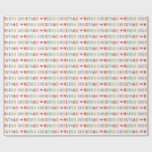 Modern Bright Colorful Merry Christmas ラッピングペーパー (フラット)