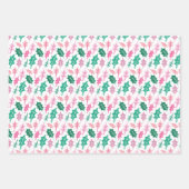 Modern Bright Multicolored Whimsical Christmas ラッピングペーパーシート (正面2)