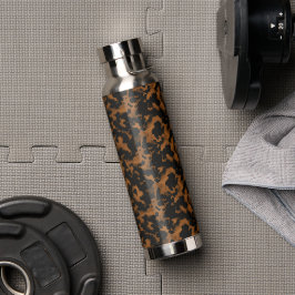 Modern Brown Tortoise Shell Stylish ウォーターボトル