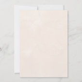 Modern Brown wedding Invitation 招待状 (裏面)