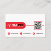 Modern Building & Construction, Contractor White 名刺 (正面)