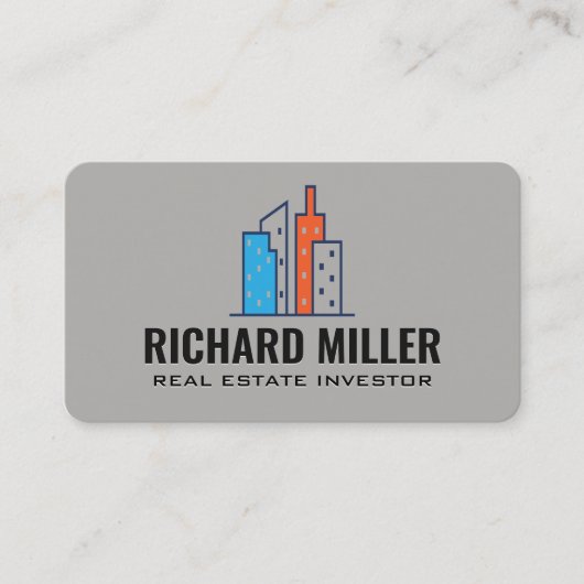 Modern Buildings | Real Estate Properties 名刺 (正面)