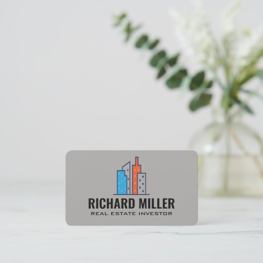 Modern Buildings | Real Estate Properties 名刺 (スタンド正面)