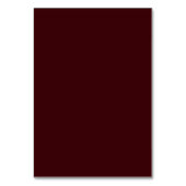 Modern Burgundy Monogram Minimalist Wedding テーブルナンバー (裏面)