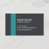 Modern Business Card for Marketing Strategist 名刺 (正面)